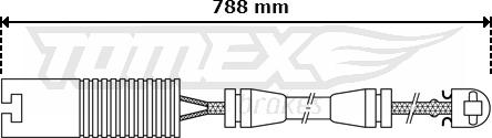 TOMEX brakes TX 30-29 - Warning Contact, brake pad wear autospares.lv