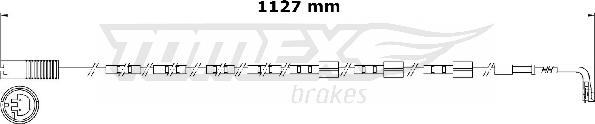 TOMEX brakes TX 31-01 - Warning Contact, brake pad wear autospares.lv