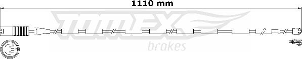 TOMEX brakes TX 31-16 - Warning Contact, brake pad wear autospares.lv