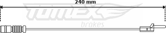 TOMEX brakes TX 31-11 - Warning Contact, brake pad wear autospares.lv