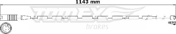 TOMEX brakes TX 31-29 - Warning Contact, brake pad wear autospares.lv