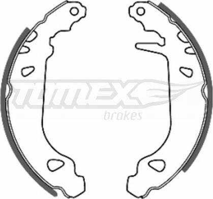 TOMEX brakes TX 20-45 - Brake Shoe Set autospares.lv