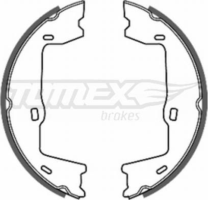 TOMEX brakes TX 20-69 - Brake Shoe Set autospares.lv