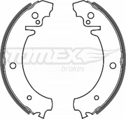 TOMEX brakes TX 20-11 - Brake Shoe Set autospares.lv