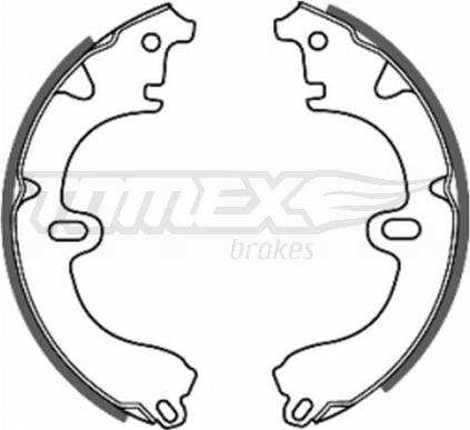 TOMEX brakes TX 20-82 - Brake Shoe Set autospares.lv
