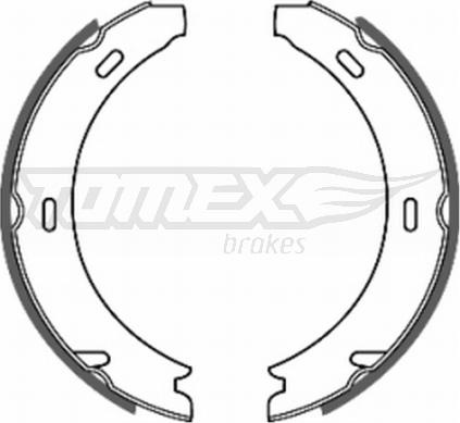 TOMEX brakes TX 20-37 - Brake Shoe Set autospares.lv