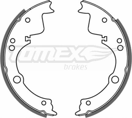 TOMEX brakes TX 21-40 - Brake Shoe Set autospares.lv