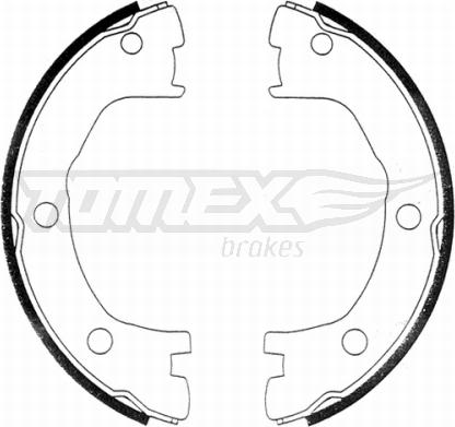 TOMEX brakes TX 21-41 - Brake Shoe Set autospares.lv