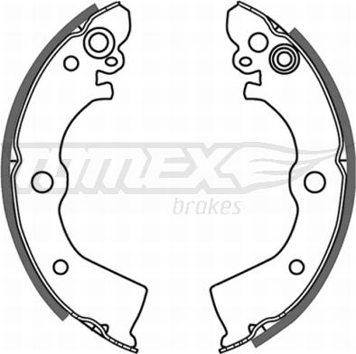 TOMEX brakes TX 21-50 - Brake Shoe Set autospares.lv