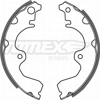 TOMEX brakes TX 21-08 - Brake Shoe Set autospares.lv