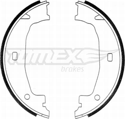 TOMEX brakes TX 21-24 - Brake Shoe Set autospares.lv