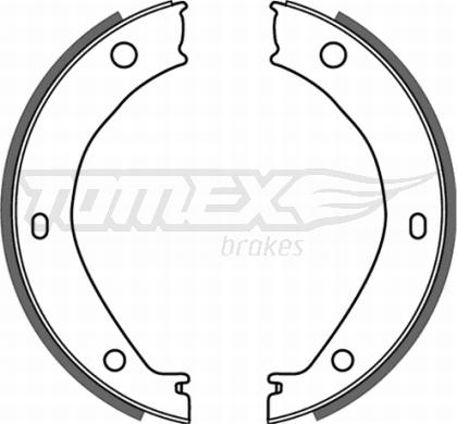 TOMEX brakes TX 21-26 - Brake Shoe Set autospares.lv