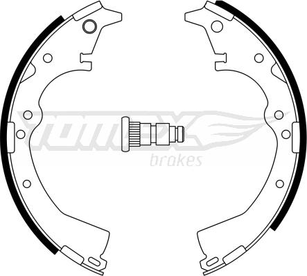 TOMEX brakes TX 23-36 - Brake Shoe Set autospares.lv