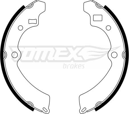 TOMEX brakes TX 23-32 - Brake Shoe Set autospares.lv