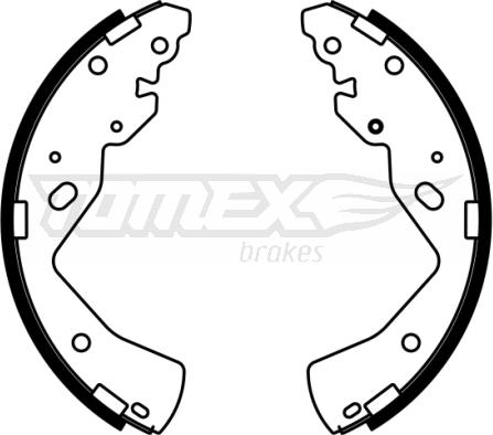 TOMEX brakes TX 22-98 - Brake Shoe Set autospares.lv