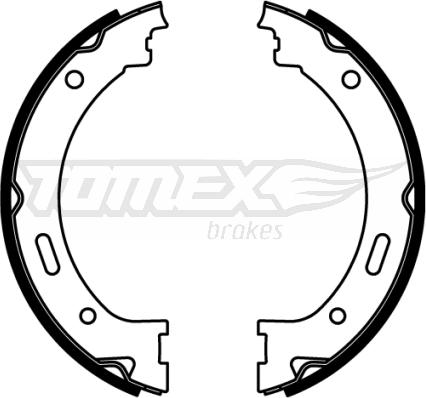 TOMEX brakes TX 22-59 - Brake Shoe Set autospares.lv