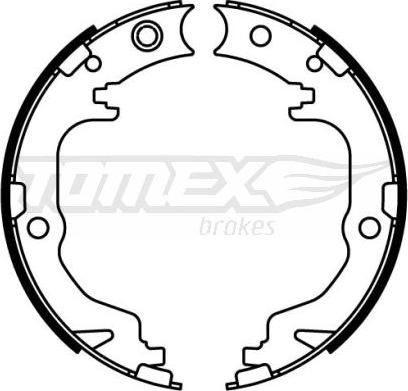 TOMEX brakes TX 22-60 - Brake Shoe Set autospares.lv