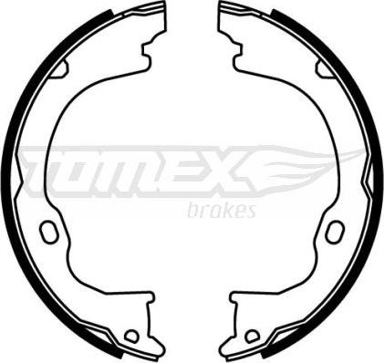 TOMEX brakes TX 22-61 - Brake Shoe Set autospares.lv