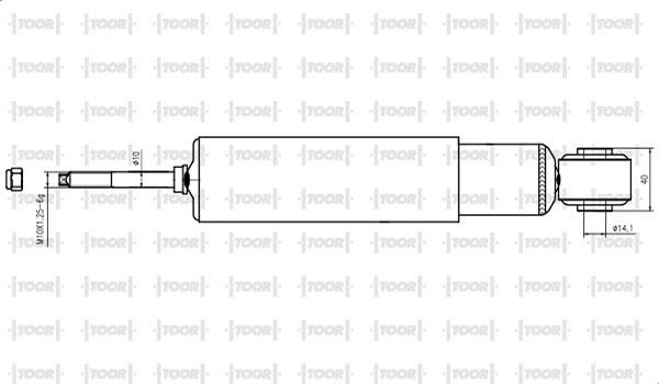 TOOR SG59490 - Shock Absorber autospares.lv