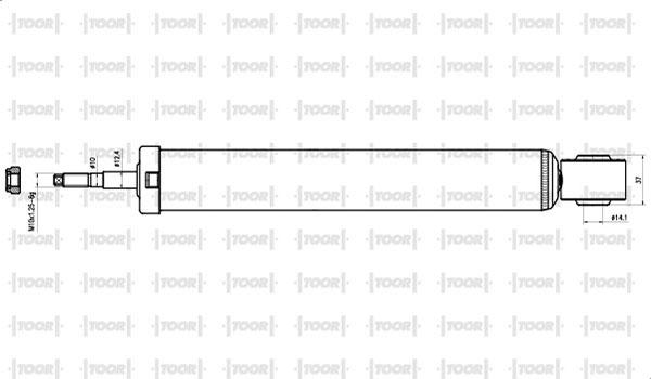 TOOR SG59120 - Shock Absorber autospares.lv