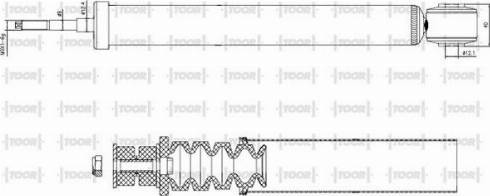 TOOR SG54610 - Shock Absorber autospares.lv