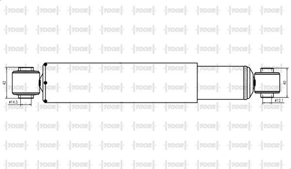 TOOR SG58220 - Shock Absorber autospares.lv
