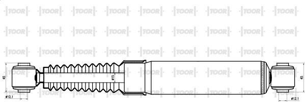 TOOR SG53130 - Shock Absorber autospares.lv