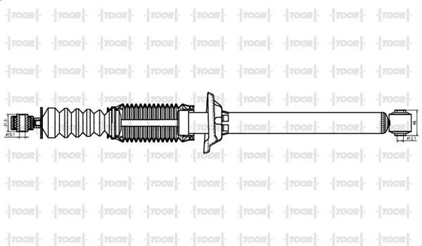 TOOR SG57730 - Shock Absorber autospares.lv