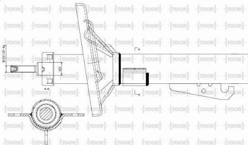 TOOR SG14450 - Shock Absorber autospares.lv