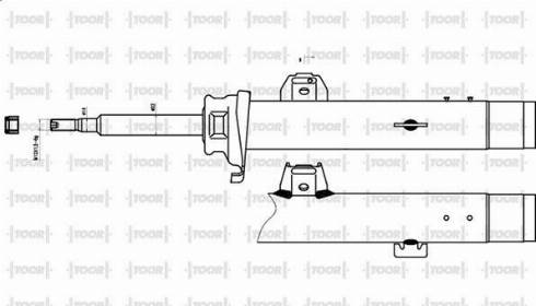 TOOR SG15100 - Shock Absorber autospares.lv