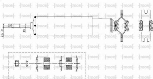 TOOR SG16900 - Shock Absorber autospares.lv