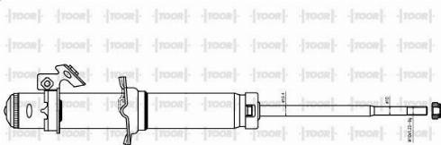 TOOR SG11560 - Shock Absorber autospares.lv