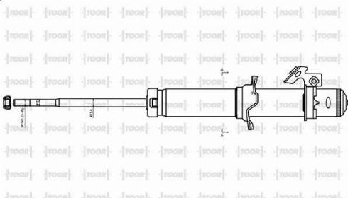 TOOR SG11561 - Shock Absorber autospares.lv