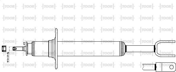 TOOR SG11190 - Shock Absorber autospares.lv