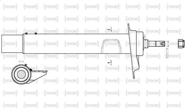 TOOR SG11351 - Shock Absorber autospares.lv