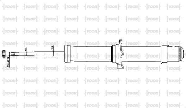 TOOR SG12030 - Shock Absorber autospares.lv