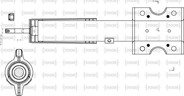 TOOR SG12020 - Shock Absorber autospares.lv