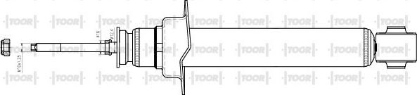 TOOR SG12250 - Shock Absorber autospares.lv