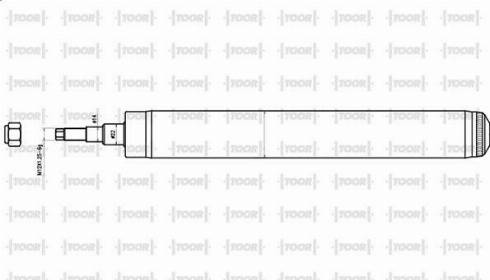 TOOR SO14350 - Shock Absorber autospares.lv