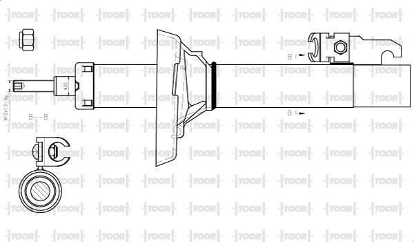 TOOR SO14270 - Shock Absorber autospares.lv