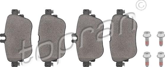 Topran 409 655 - Brake Pad Set, disc brake autospares.lv