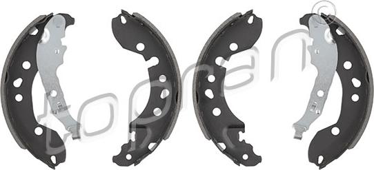 Topran 409 702 - Brake Shoe Set autospares.lv