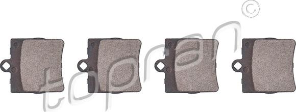 Topran 400 419 - Brake Pad Set, disc brake autospares.lv