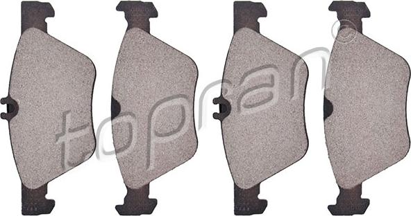 Topran 400 427 - Brake Pad Set, disc brake autospares.lv