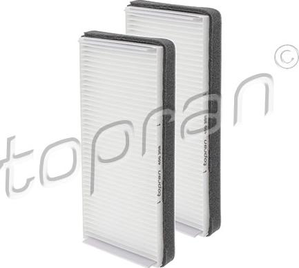 Topran 400 208 - Filter, interior air autospares.lv