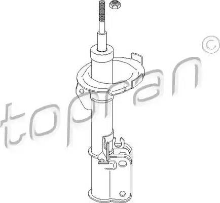 Topran 401989 - Shock Absorber autospares.lv