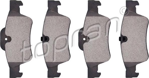 Topran 401 936 - Brake Pad Set, disc brake autospares.lv