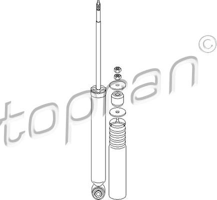 Topran 401 973 - Shock Absorber autospares.lv