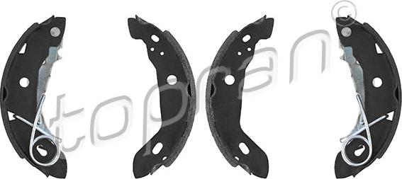 Topran 401 024 - Brake Shoe Set autospares.lv