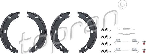 Topran 401 025 - Brake Shoe Set, parking brake autospares.lv